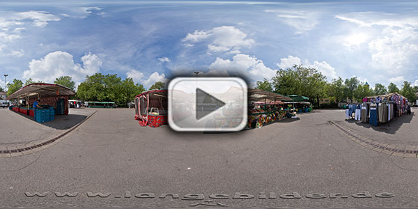 Vorschaubild zum Panorama Markt auf dem Ehrenzeller Platz
