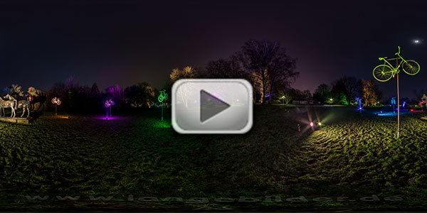 Vorschaubild zum Panorama Parkleuchten - Grugapark Essen
